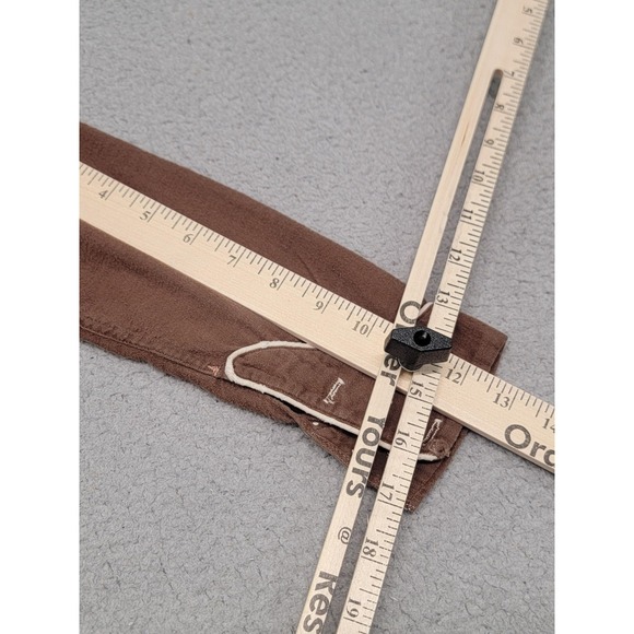 Vintage Davy Crockett Shirt Boys 4 Brown Fringe Lace Up Pioneer Costume 50s 60s - Picture 11 of 12